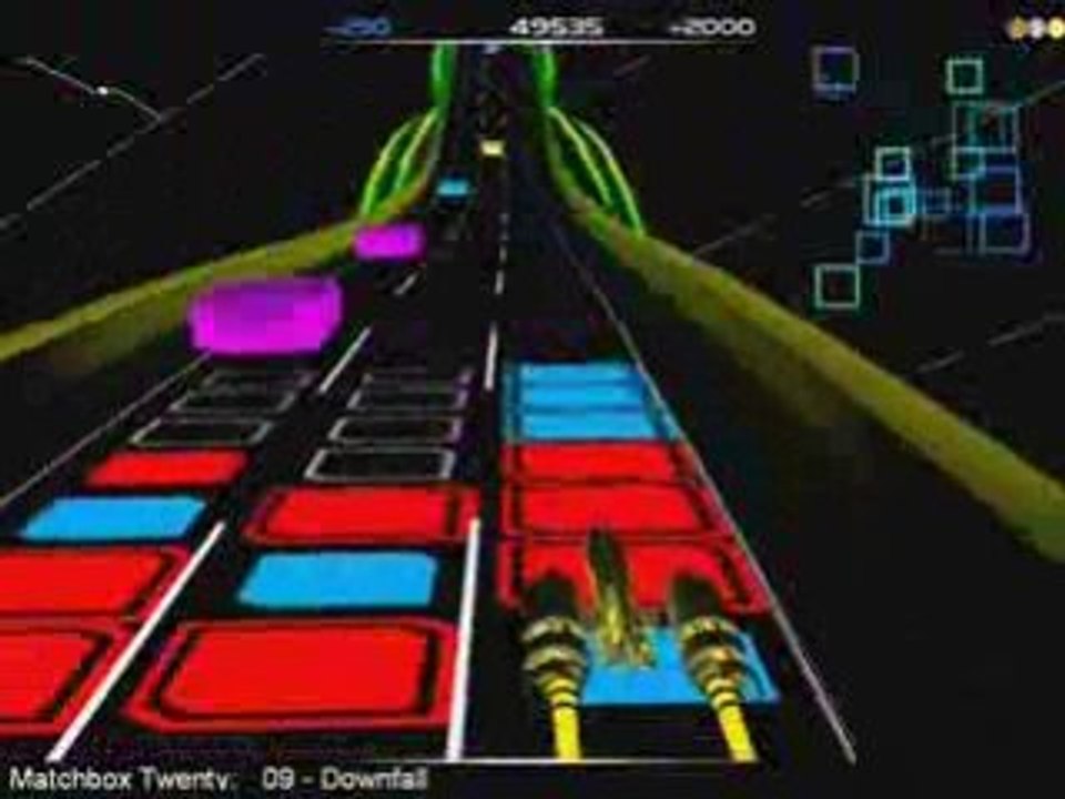 *Poor Audio* Audiosurf - Downfall (Matchbox Twenty)