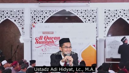 Kerasnya Batu Tunduk Sama ALLAH masa Kalian Tidak - Ustadz Adi Hidayat Lc. MA.