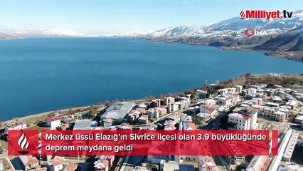 Elazığ'da 3.9 büyüklüğünde deprem