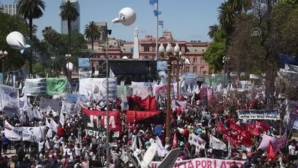 BUENOS AIRES - Arjantin'de "Peronist Bağlılık Günü" gösterileri düzenlendi (2)