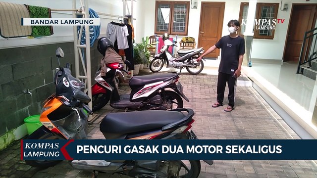 Marak! Pencuri Gasak Dua Motor Sekaligus