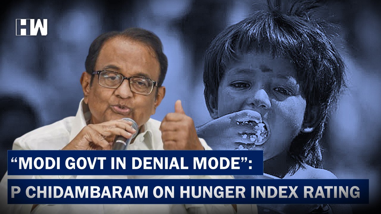 Headlines:"Modi Government In Denial Mode": P Chidambaram On Hunger Index Rating