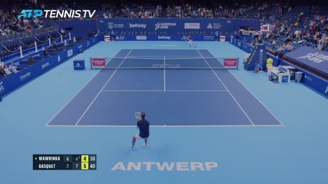 Anvers - Gasquet s'en sort face à Wawrinka