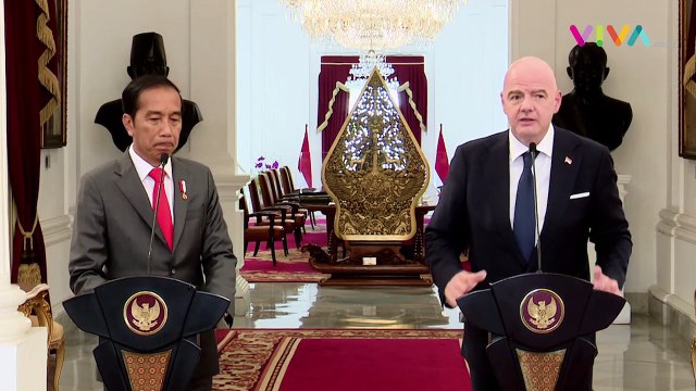 Keterangan Pers Bersama Presiden RI dan Presiden FIFA