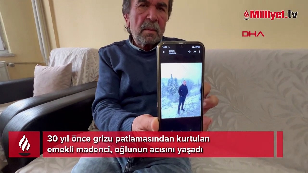 30 yıl önce patlamadan kurtuldu! Emekli madenci oğlunun acısını yaşadı