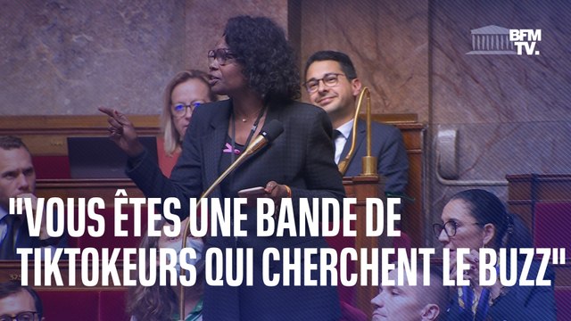 Vous êtes une bande de tiktokeurs qui cherchent le buzz : la charge d'une députée de la majorité contre les insoumis