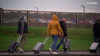 Caos aeroportuario y trastornos por las huelgas en Bélgica y Alemania el lunes pasado