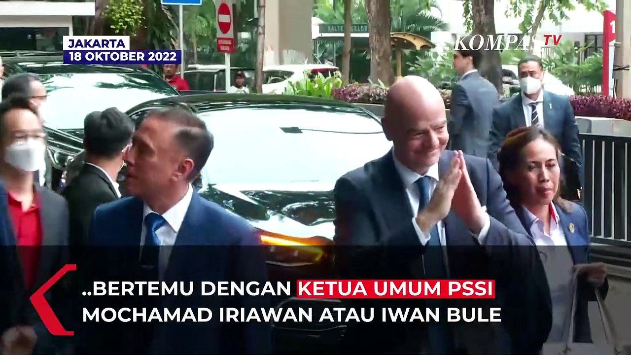 Presiden FIFA Temui Ketum PSSI Iwan Bule, Usai Jumpa Jokowi Bahas Tragedi Kanjuruhan