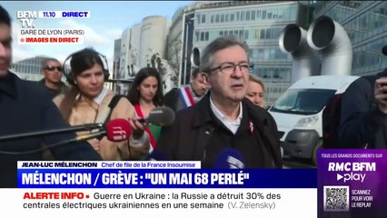 Jean-Luc Mélenchon sur une menace de dissolution de l'Assemblée nationale: "Nous n'avons pas peur, le peuple est souverain"