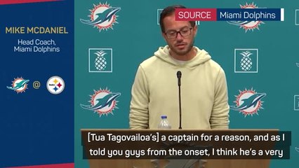 下载视频: TOP STORY: American Football: Tua return will be 'exciting' - Dolphins coach McDaniel