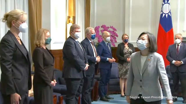 President Tsai Meets German Legislative Delegation - TaiwanPlus News