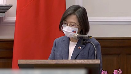 Taiwan President Tsai Meets Czech Senate Delegation - TaiwanPlus News