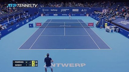 Anvers - Gasquet s'en sort face à Wawrinka
