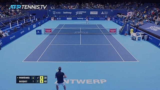 Anvers - Gasquet s'en sort face à Wawrinka