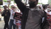Endonezya'da Mahsa Emini protestosu