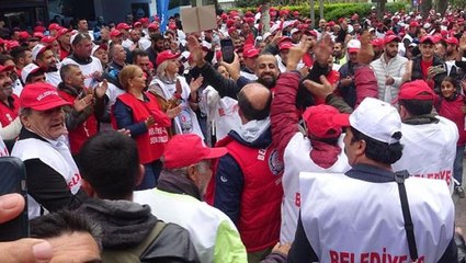 Toplu iş sözleşmeleri tıklandı, Avcılar Belediyesi işçileri iş bıraktı