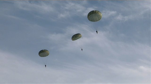 Paratroopers Rehearse for Taiwan's Annual Han Kuang Exercises