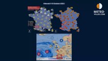 previsions météo villes du mardi 18 octobre 2022