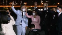 U.S. House Speaker Nancy Pelosi Arrives in Taiwan - TaiwanPlus News