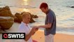 Heartwarming moment a couple accidentally propose to each other at the same time