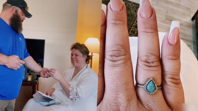Bride Gifted Ring Containing Father's Ashes To Walk Aisle On Wedding Day With | Happily TV