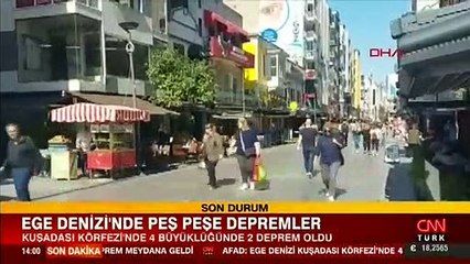 SON DAKİKA: Kuşadası Körfezi'nde korkutan deprem!
