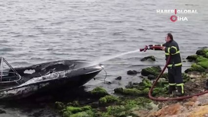 Milyonluk tekne küle döndü! Gökyüzünü siyah dumanlar kapladı