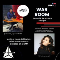 War Room:  Ante el caos del Metro, alistan caravanas ciclistas en CDMX