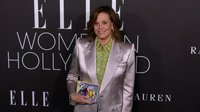 Sigourney Weaver ELLE's 2022 Women in Hollywood Celebration Black Carpet