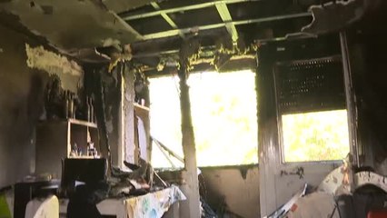 La familia de Usera se salvó del fuego gracias a la actuación del padre