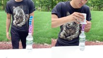 Creative genius whips up INCREDIBLE dice-stacking trick shot out of boredom