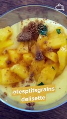 Crème de mangue et spéculoos