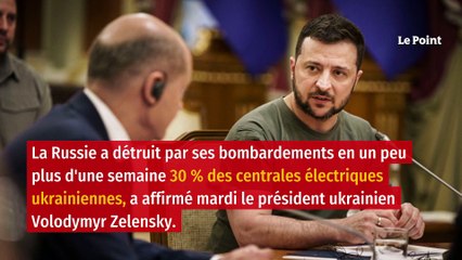 Ukraine : la situation est « critique » après plusieurs frappes russes