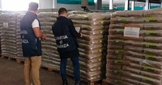 Cilento, oltre 100 tonnellate di pellet non conforme: denunciati 2 imprenditori (18.10.22)