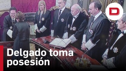 Delgado toma posesión de su cargo como fiscal del Supremo con el presidente del CGPJ en segundo plano
