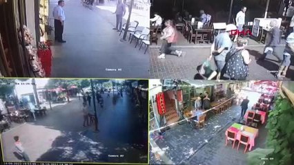 KUŞADASI KÖRFEZİ'NDE MEYDANA GELEN DEPREMİN PANİK ANI KAMERADA