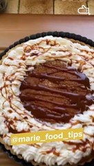 Pumkin pie, crème fouettée et caramel