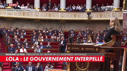 Meurtre de Lola - Interpellée par Marine le Pen sur la mort de Lola, Elisabeth Borne appelle à "respecter la douleur" de ses proches