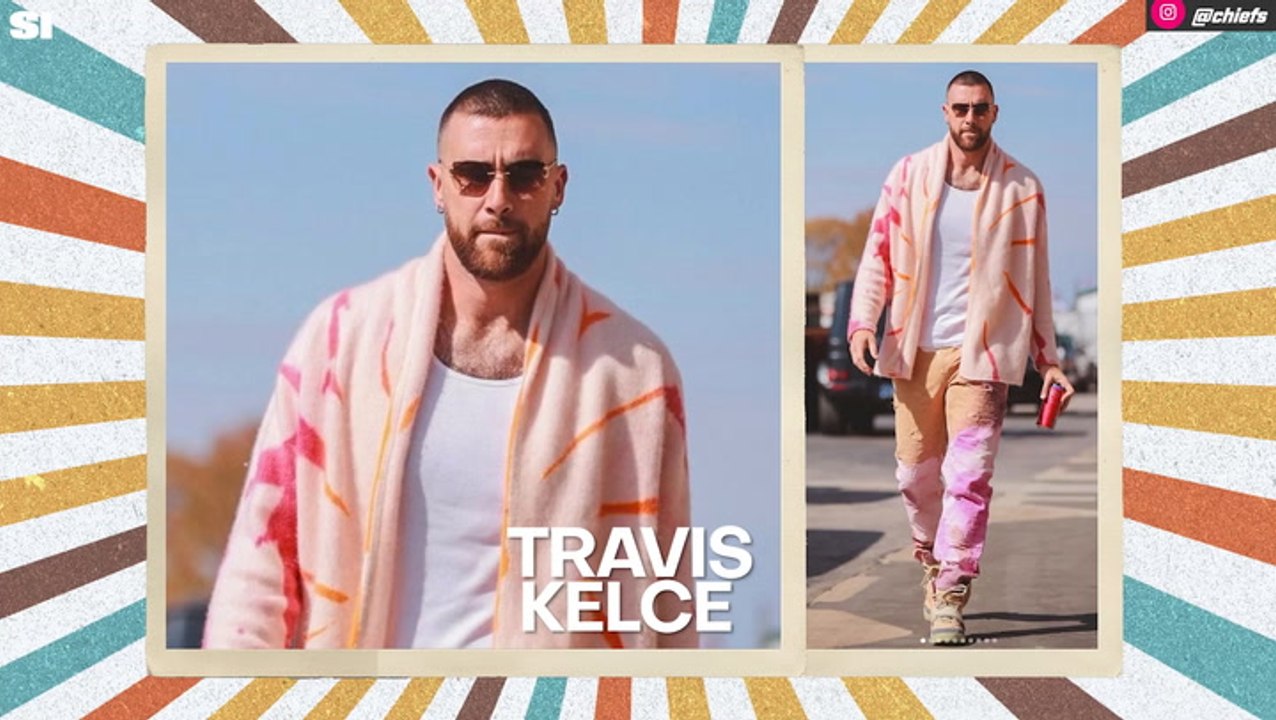 travis kelce pregame outfit today