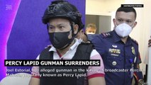 Percy Lapid Gunman Surrenders