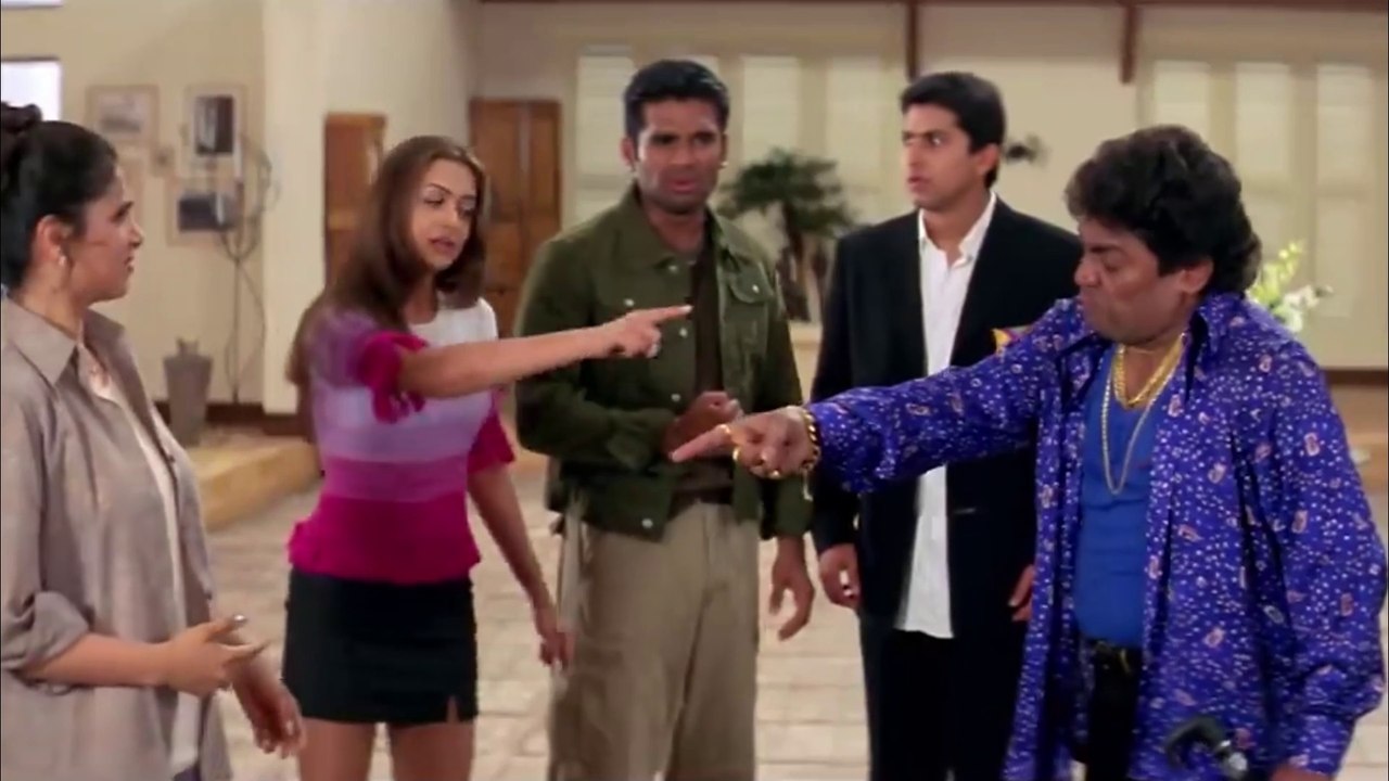 Sunil Shetty, Paresh Rawal, Johny Lever & Aftab Shivdasani Comedy Scene