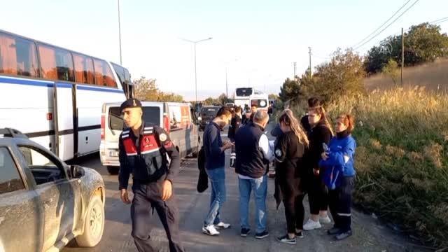 Son dakika haberi... Zincirleme trafik kazasında 22 kişi yaralandı