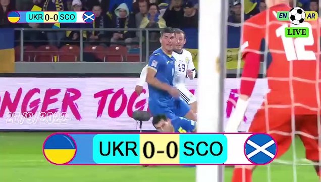 Scotland 0-0 Ukraine / أوكرانيا0-0إسكوتلندا - UEFA Nations League2022 دوري الأمم الأوروبية 27/9/2022