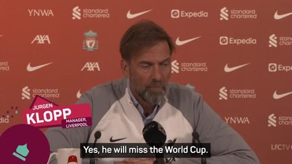 Télécharger la video: Klopp confirms Diogo Jota will miss World Cup