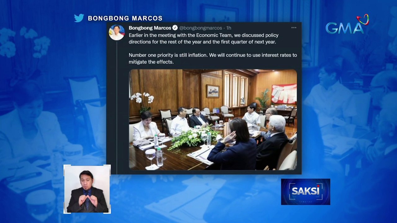PBBM, tiniyak na prayoridad ng kanyang economic team ang pagtugon sa pagtaas ng presyo ng mga bilihin | Saksi