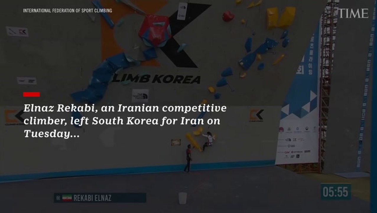 Fear Grows for Iranian Climber Elnaz Rekabi After She Competed in Seoul Without Hijab