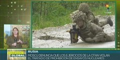 Rusia denuncia violaciones de la OTAN sobre ensayos nucleares