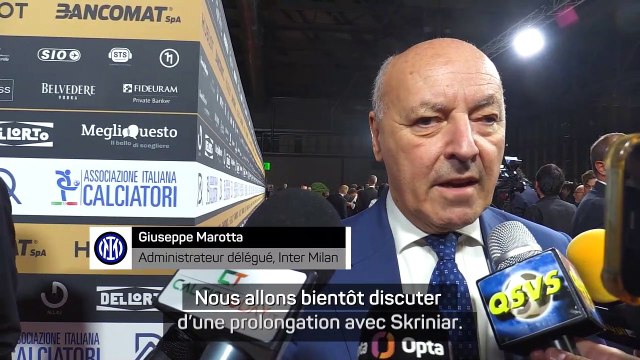 Marotta : Nous allons bientôt discuter d’une prolongation avec Skriniar