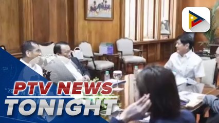 Pres. Ferdinand R. Marcos presides over meeting with economic team