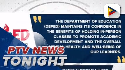 100% in-person implementation in public schools set Nov. 2